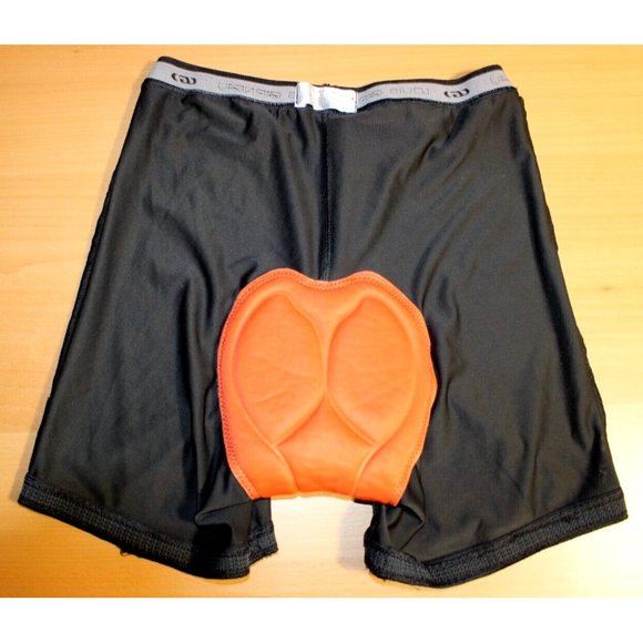 Womens LG Louis Garneau Cycling Padded Mesh Inner Shorts XL Liner Black - Picture 6 of 8